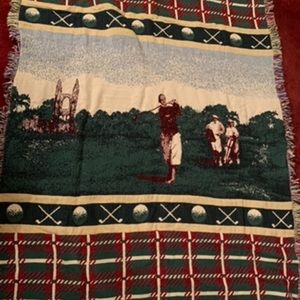 Golf blanket at Andrews